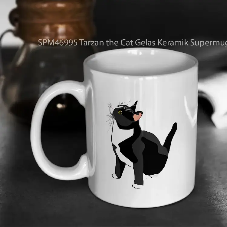 SPM46995 Tarzan the Cat Gelas Keramik Supermug