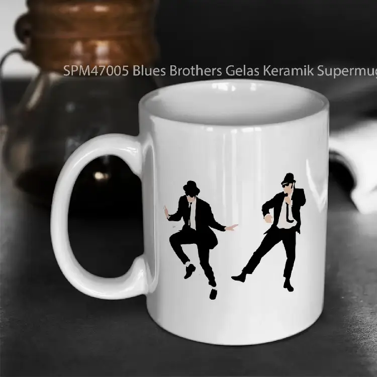 SPM47005 Blues Brothers Gelas Keramik Supermug
