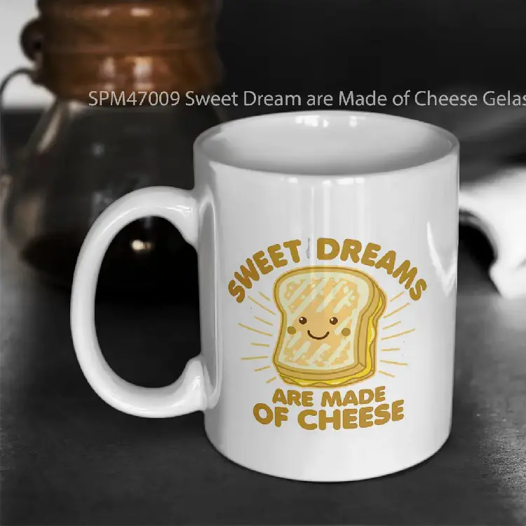 SPM47009 Sweet Dream are Made of Cheese Gelas Keramik Supermug