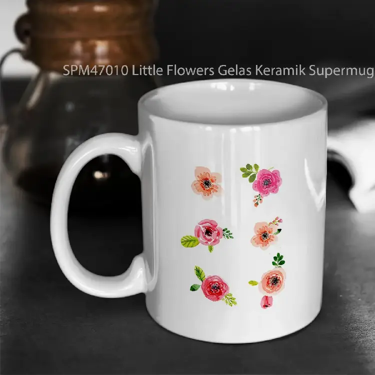 SPM47010 Little Flowers Gelas Keramik Supermug