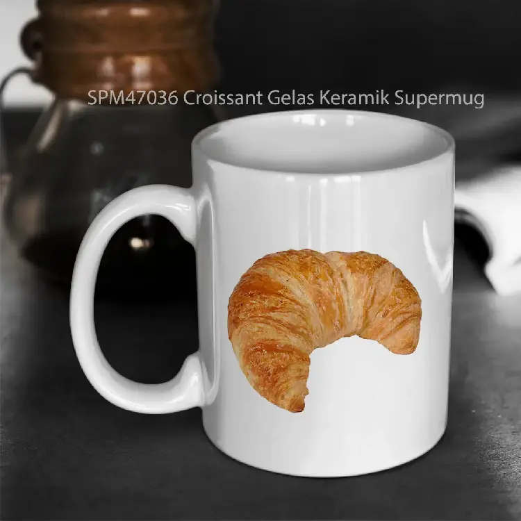 SPM47036 Croissant Gelas Keramik Supermug