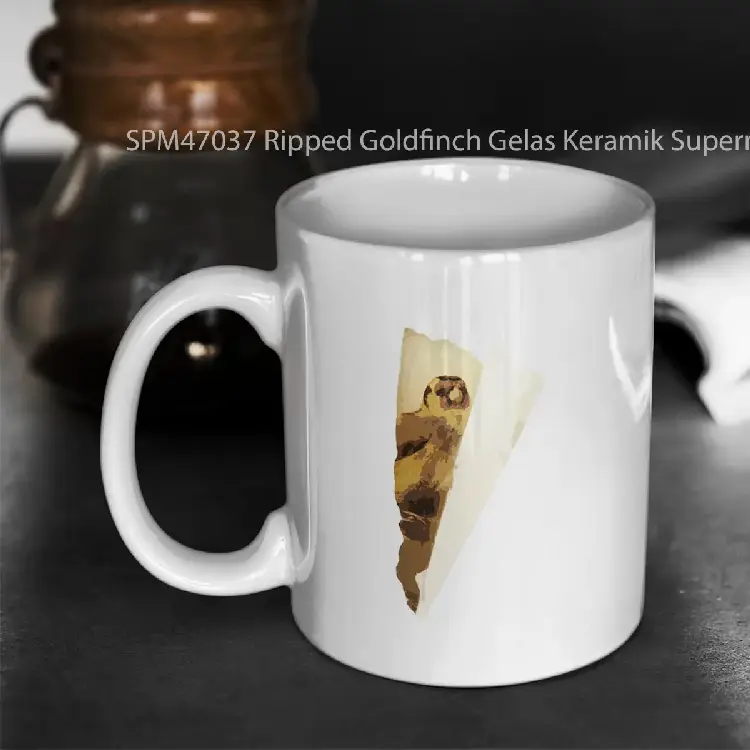 SPM47037 Ripped Goldfinch Gelas Keramik Supermug