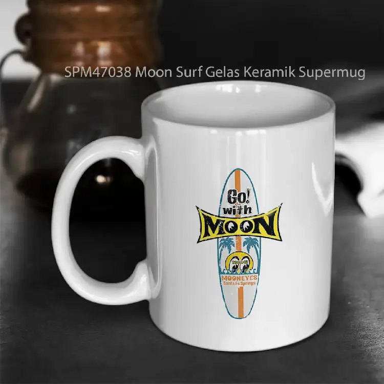 SPM47038 Moon Surf Gelas Keramik Supermug