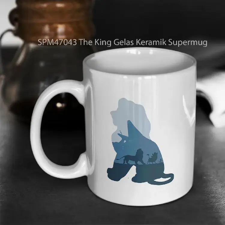 SPM47043 The King Gelas Keramik Supermug