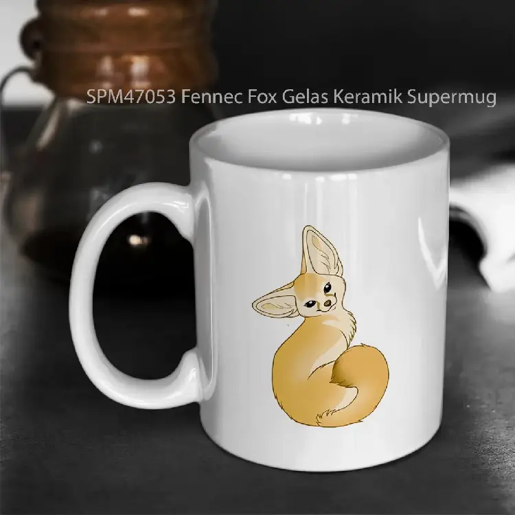 SPM47053 Fennec Fox Gelas Keramik Supermug