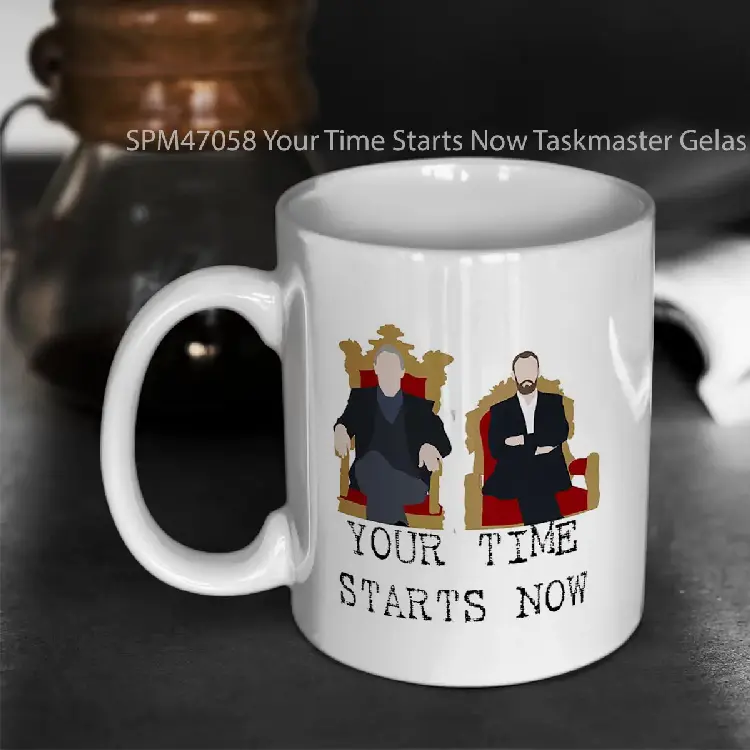 SPM47058 Your Time Starts Now Taskmaster Gelas Keramik Supermug