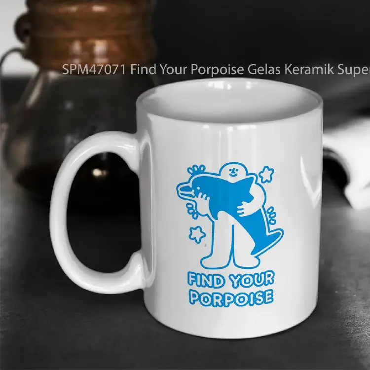 SPM47071 Find Your Porpoise Gelas Keramik Supermug