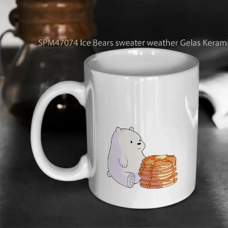 SPM47074 Ice Bears sweater weather Gelas Keramik Supermug