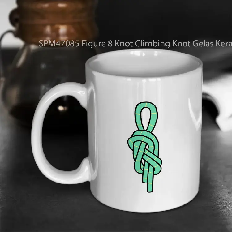 SPM47085 Figure 8 Knot Climbing Knot Gelas Keramik Supermug