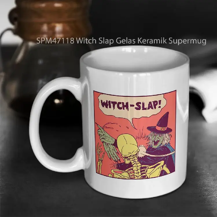 SPM47118 Witch Slap Gelas Keramik Supermug