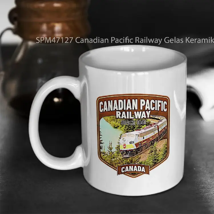 SPM47127 Canadian Pacific Railway Gelas Keramik Supermug