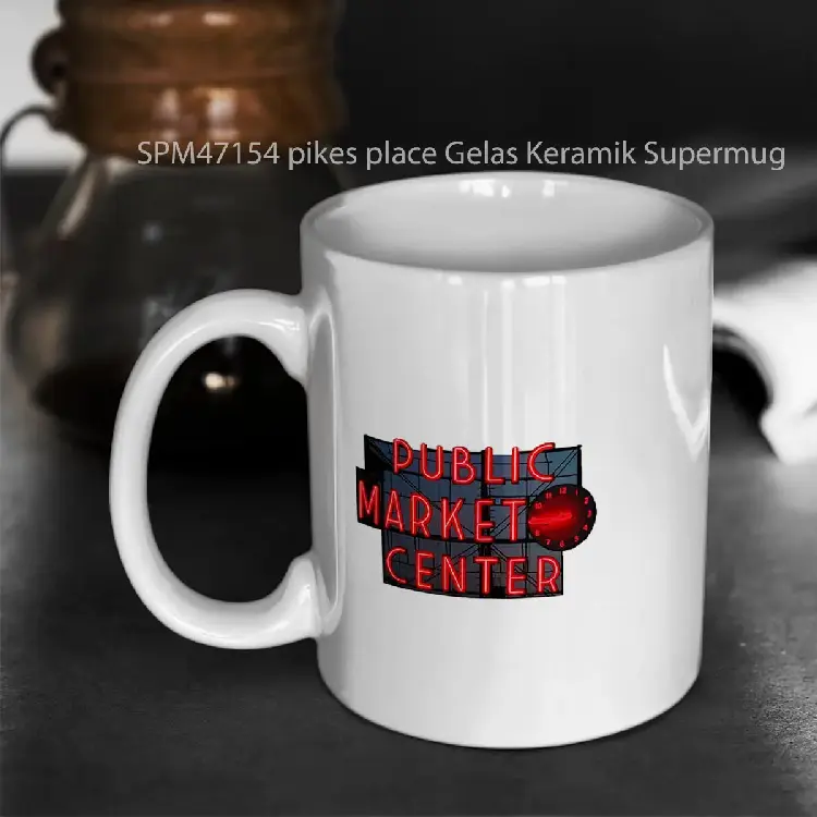 SPM47154 pikes place Gelas Keramik Supermug