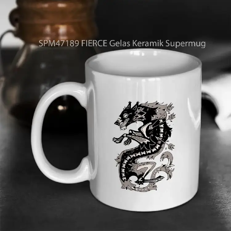 SPM47189 FIERCE Gelas Keramik Supermug