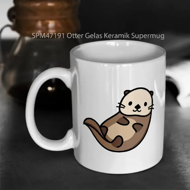 SPM47191 Otter Gelas Keramik Supermug