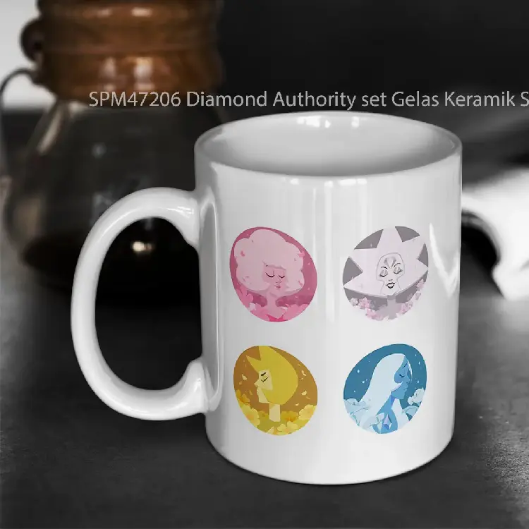 SPM47206 Diamond Authority set Gelas Keramik Supermug