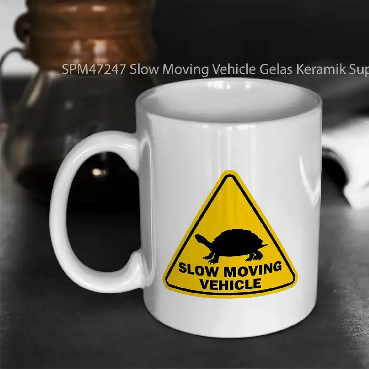 SPM47247 Slow Moving Vehicle Gelas Keramik Supermug