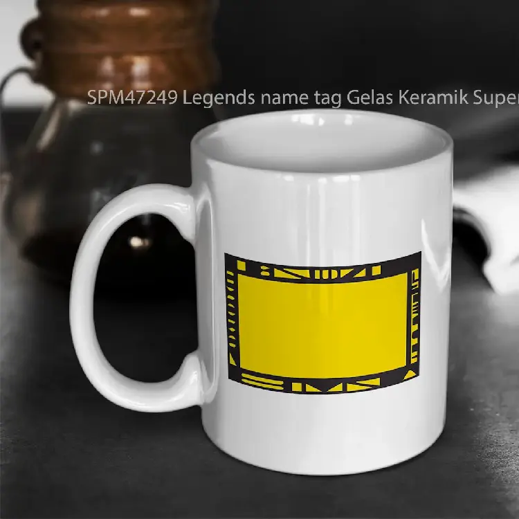 SPM47249 Legends name tag Gelas Keramik Supermug