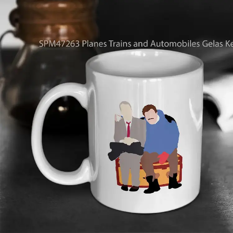 SPM47263 Planes Trains and Automobiles Gelas Keramik Supermug