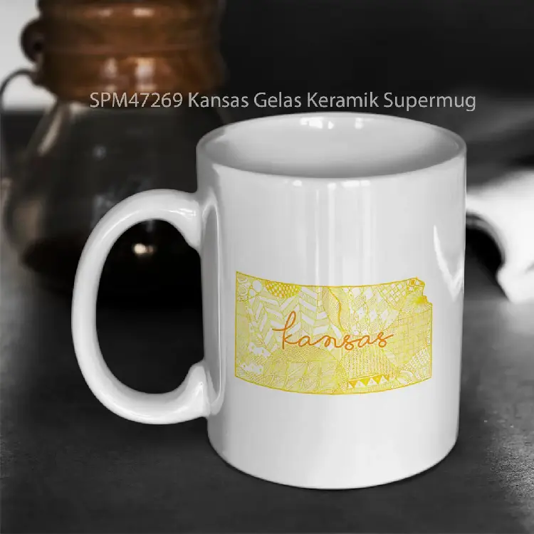 SPM47269 Kansas Gelas Keramik Supermug