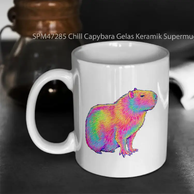 SPM47285 Chill Capybara Gelas Keramik Supermug