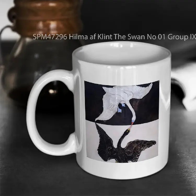 SPM47296 Hilma af Klint The Swan No 01 Group IX SUW Gelas Keramik Supermug