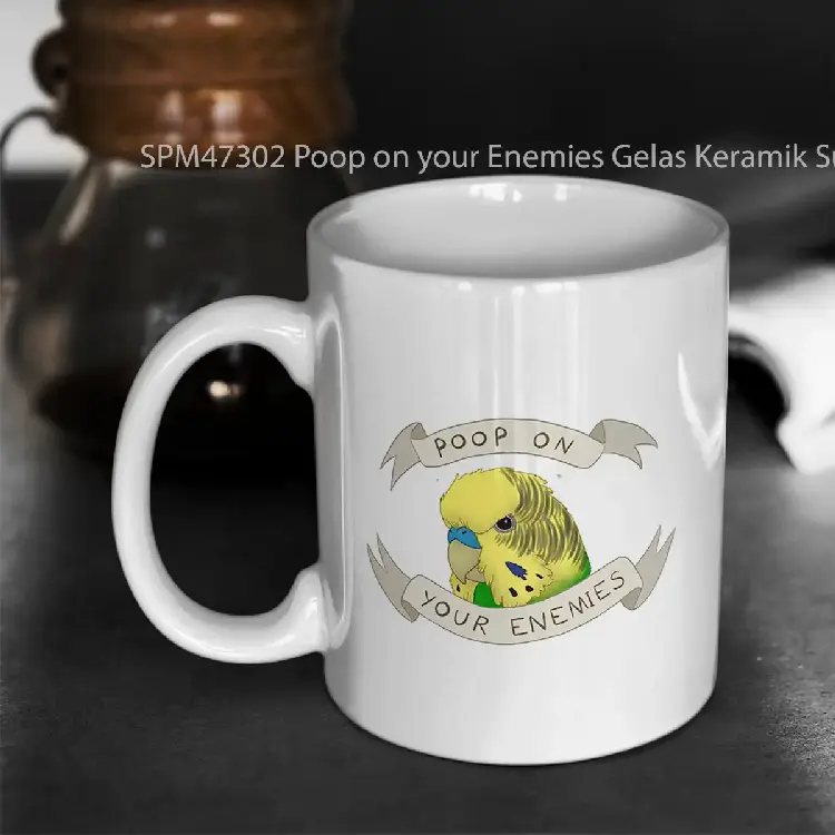 SPM47302 Poop on your Enemies Gelas Keramik Supermug