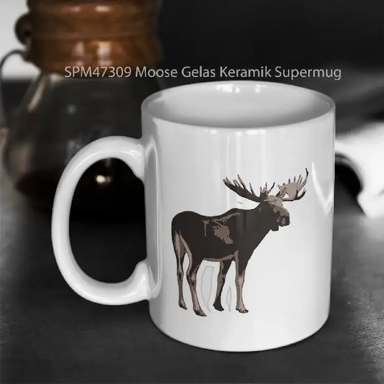 SPM47309 Moose Gelas Keramik Supermug