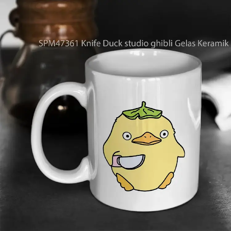 SPM47361 Knife Duck studio ghibli Gelas Keramik Supermug