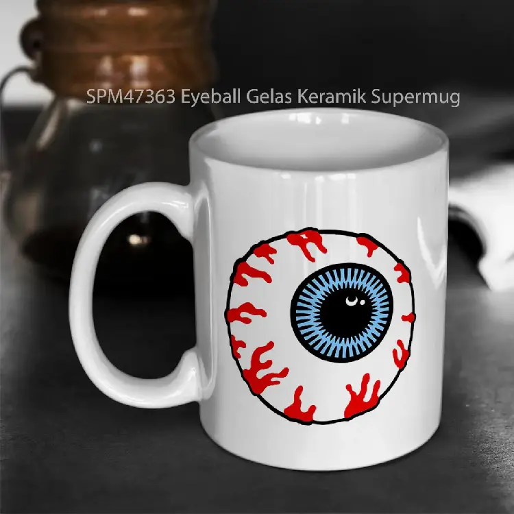 SPM47363 Eyeball Gelas Keramik Supermug