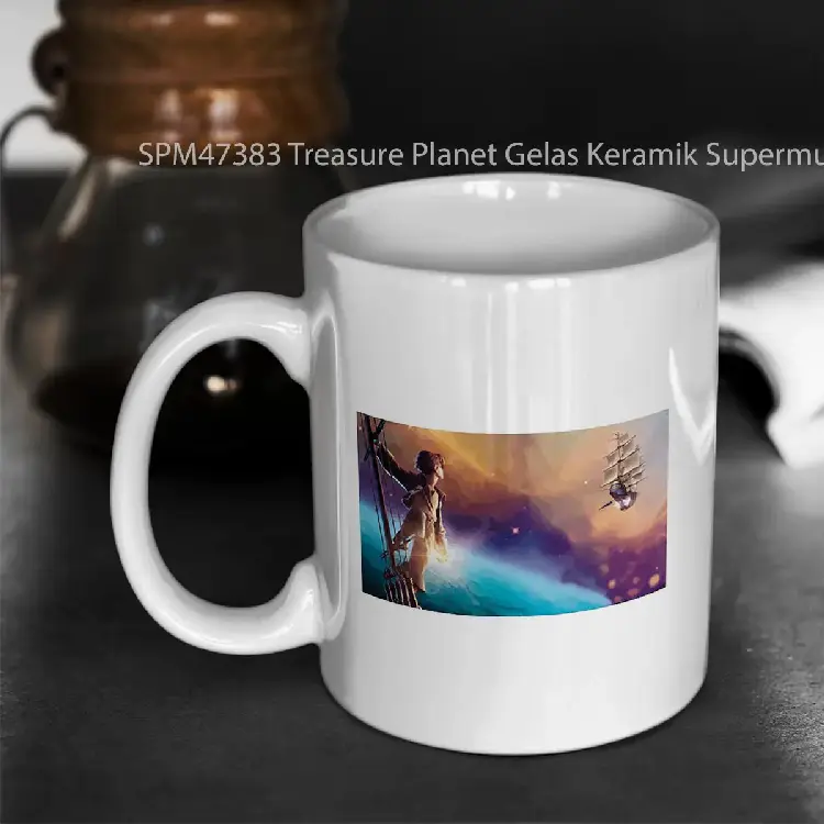 SPM47383 Treasure Planet Gelas Keramik Supermug