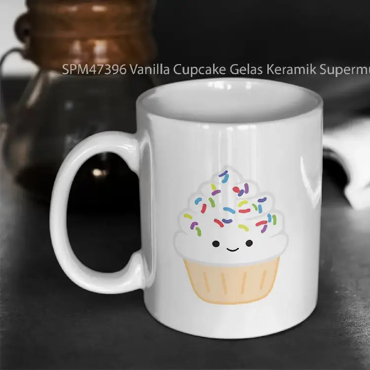 SPM47396 Vanilla Cupcake Gelas Keramik Supermug