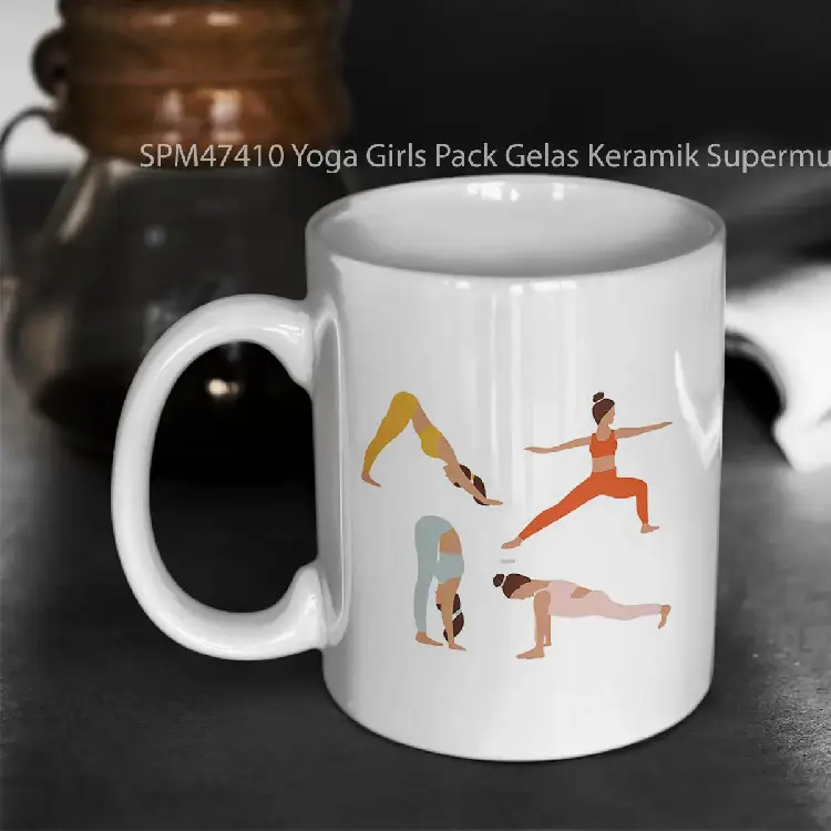 SPM47410 Yoga Girls Pack Gelas Keramik Supermug