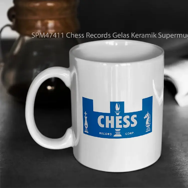 SPM47411 Chess Records Gelas Keramik Supermug