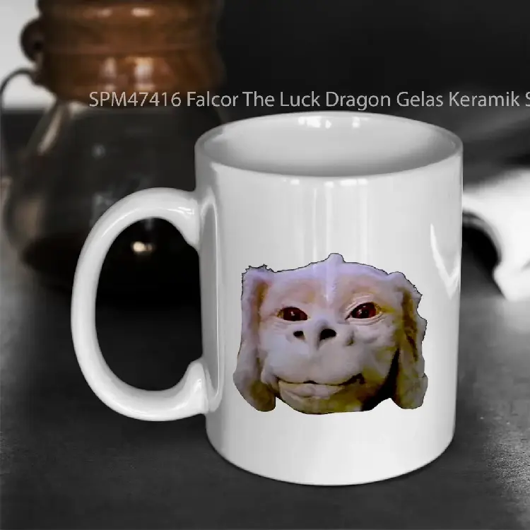 SPM47416 Falcor The Luck Dragon Gelas Keramik Supermug