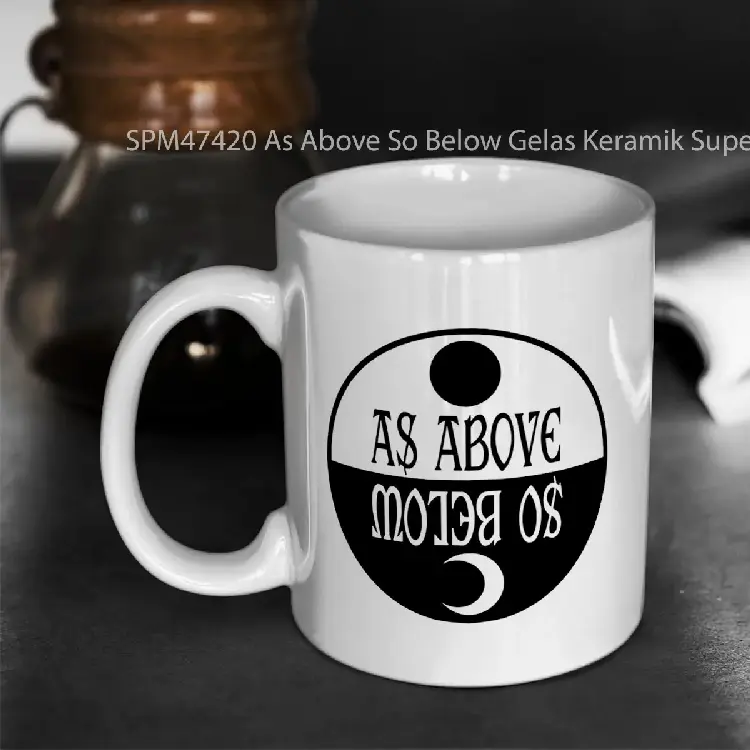SPM47420 As Above So Below Gelas Keramik Supermug