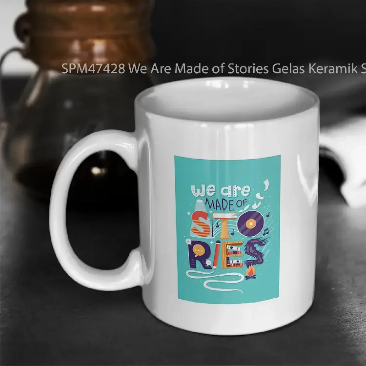 SPM47428 We Are Made of Stories Gelas Keramik Supermug