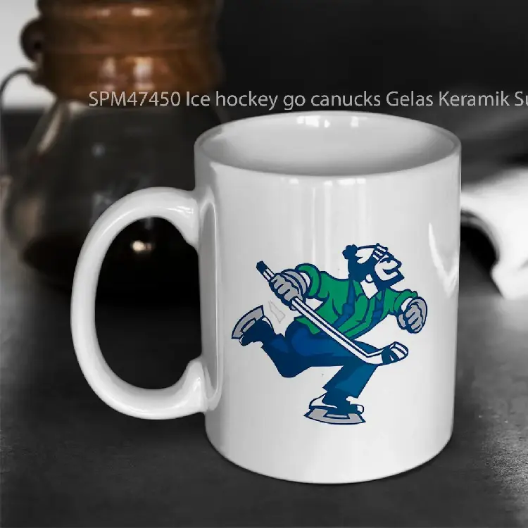 SPM47450 Ice hockey go canucks Gelas Keramik Supermug