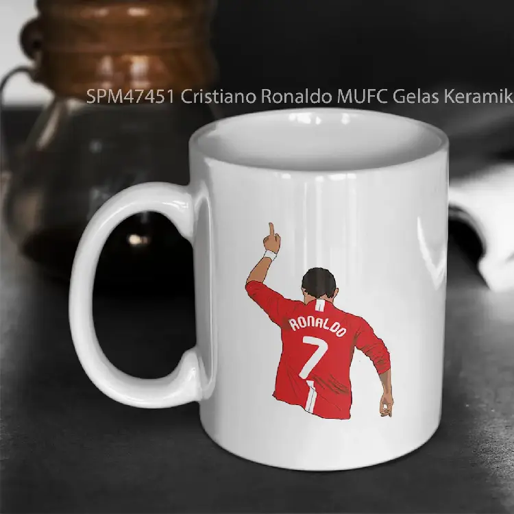 SPM47451 Cristiano Ronaldo MUFC Gelas Keramik Supermug