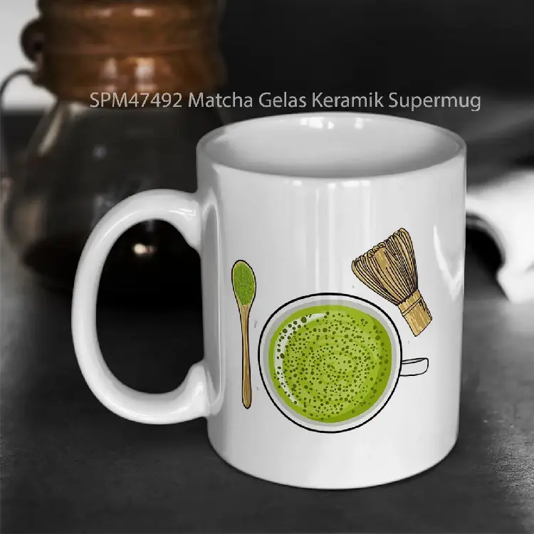 SPM47492 Matcha Gelas Keramik Supermug