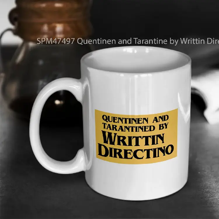 SPM47497 Quentinen and Tarantine by Writtin Directino Gelas Keramik Supermug
