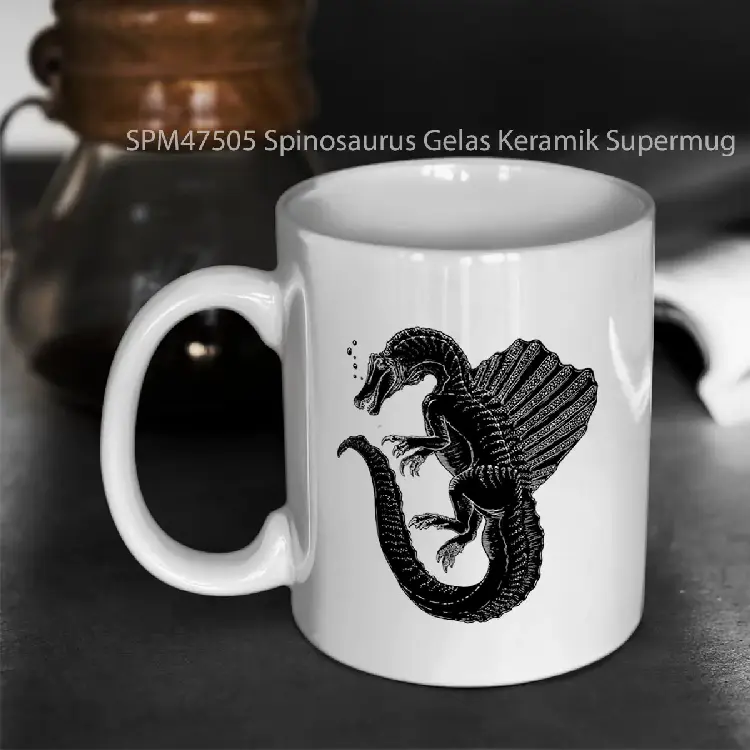 SPM47505 Spinosaurus Gelas Keramik Supermug