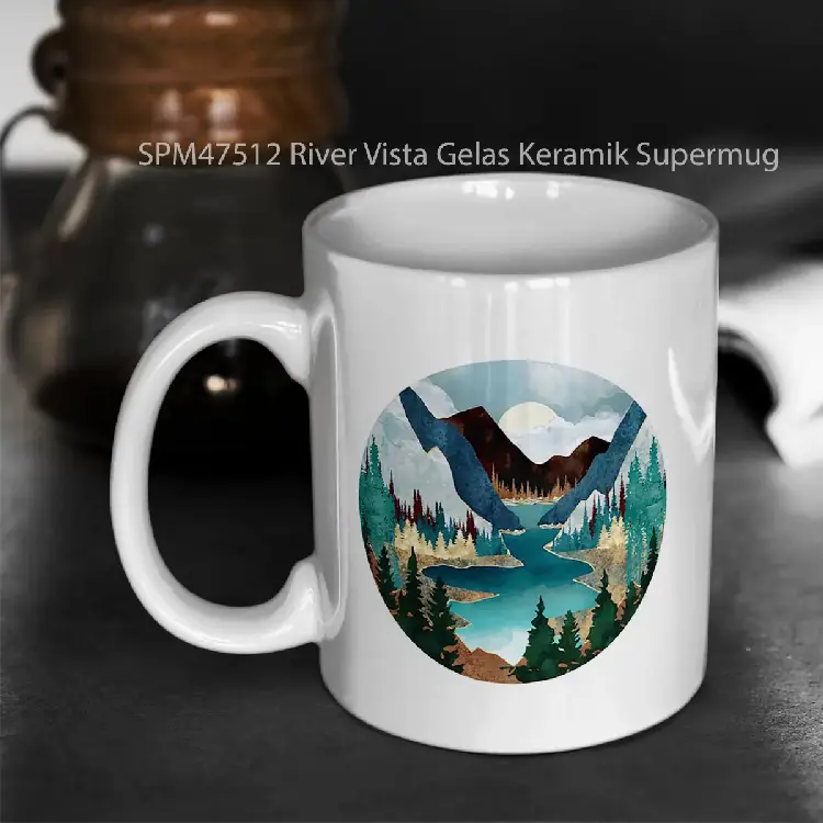 SPM47512 River Vista Gelas Keramik Supermug