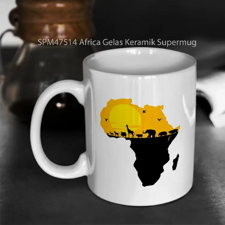SPM47514 Africa Gelas Keramik Supermug