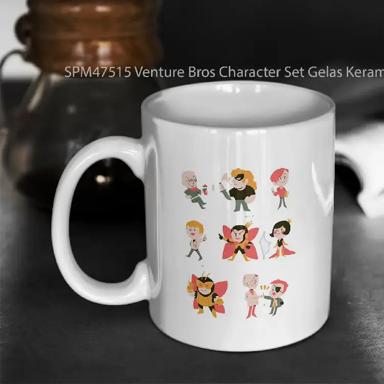 SPM47515 Venture Bros Character Set Gelas Keramik Supermug