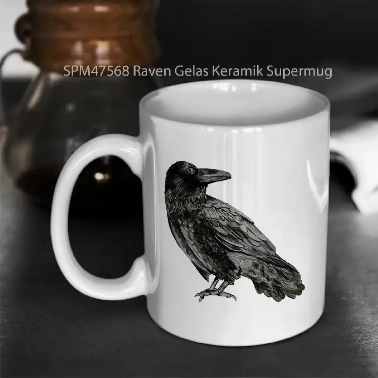 SPM47568 Raven Gelas Keramik Supermug