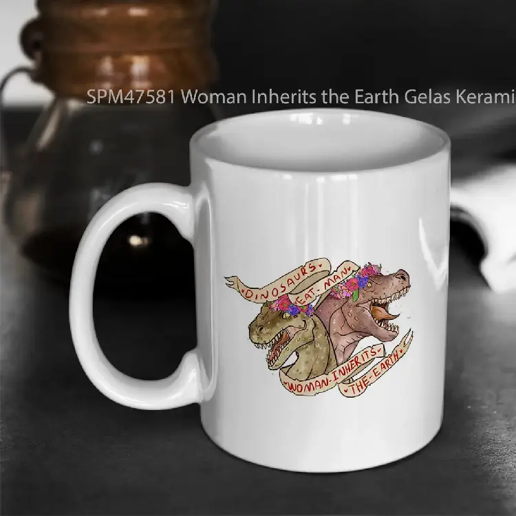 SPM47581 Woman Inherits the Earth Gelas Keramik Supermug