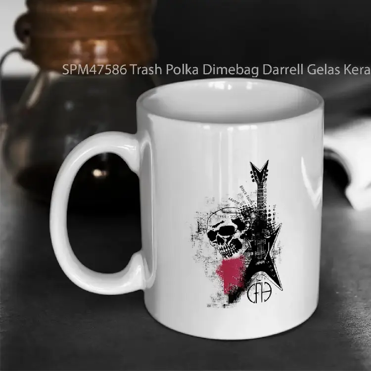 SPM47586 Trash Polka Dimebag Darrell Gelas Keramik Supermug