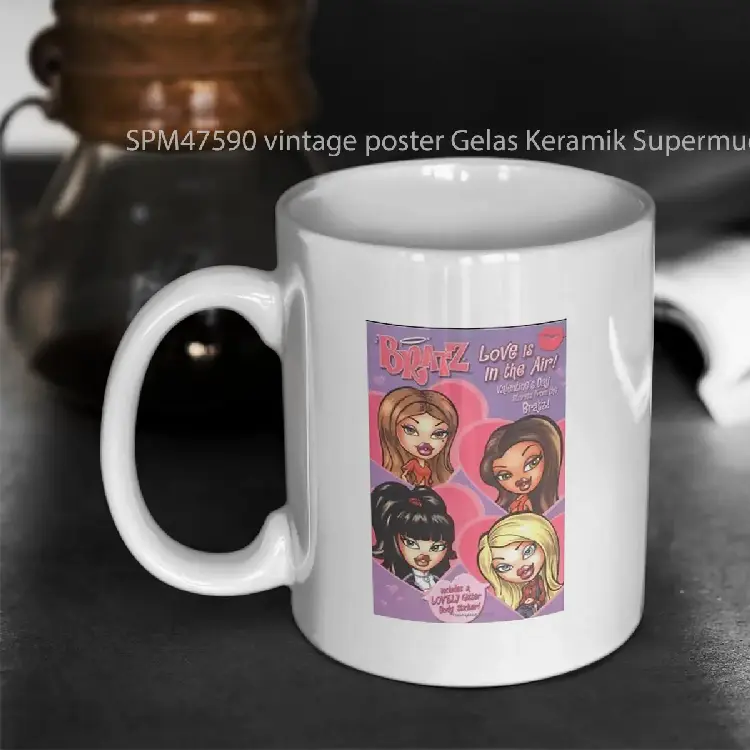 SPM47590 vintage poster Gelas Keramik Supermug