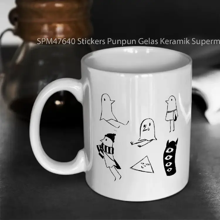 SPM47640 Stickers Punpun Gelas Keramik Supermug