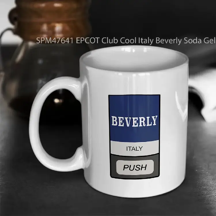 SPM47641 EPCOT Club Cool Italy Beverly Soda Gelas Keramik Supermug